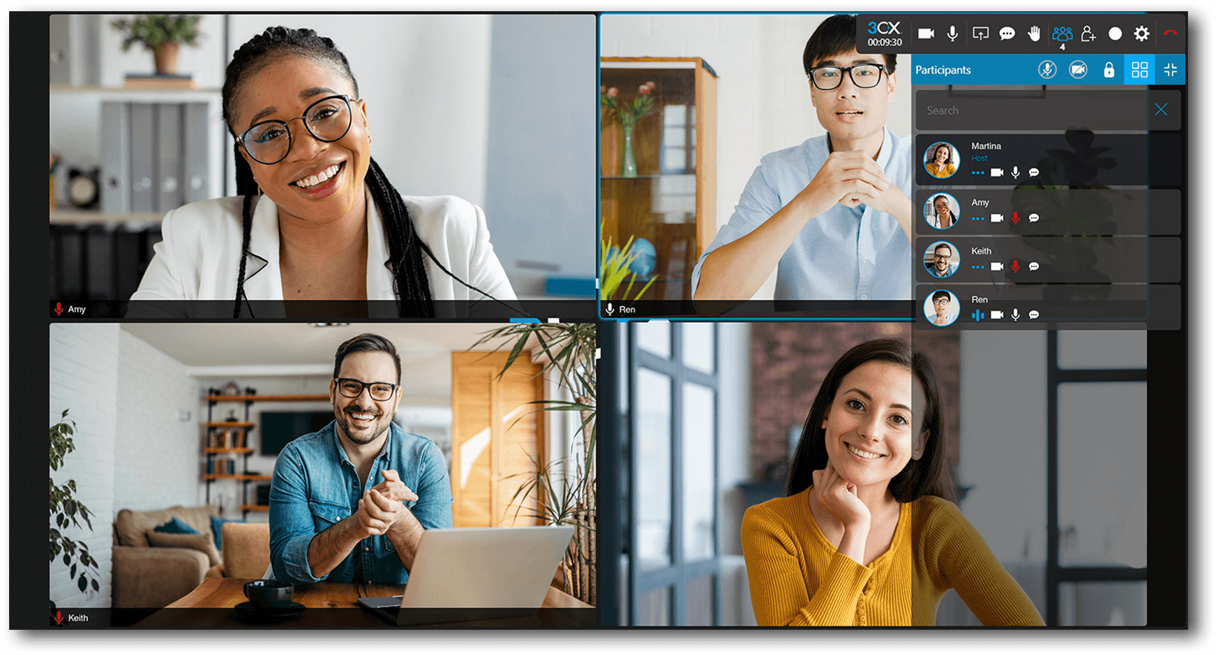 3CX video conferencing